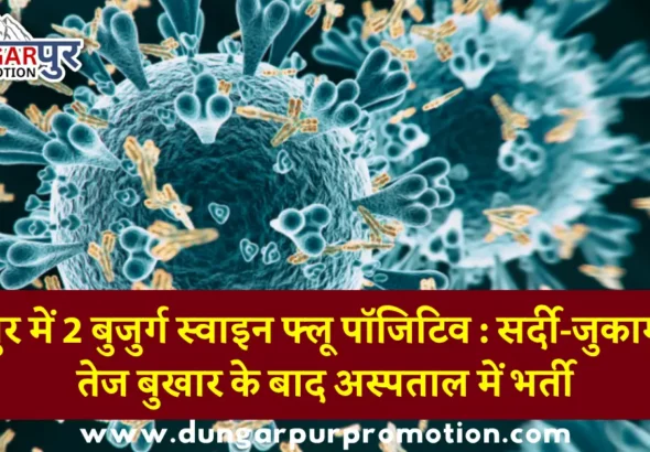 डूंगरपुर में 2 बुजुर्ग स्वाइन फ्लू पॉजिटिव : सर्दी-जुकाम और तेज बुखार के बाद अस्पताल में भर्ती